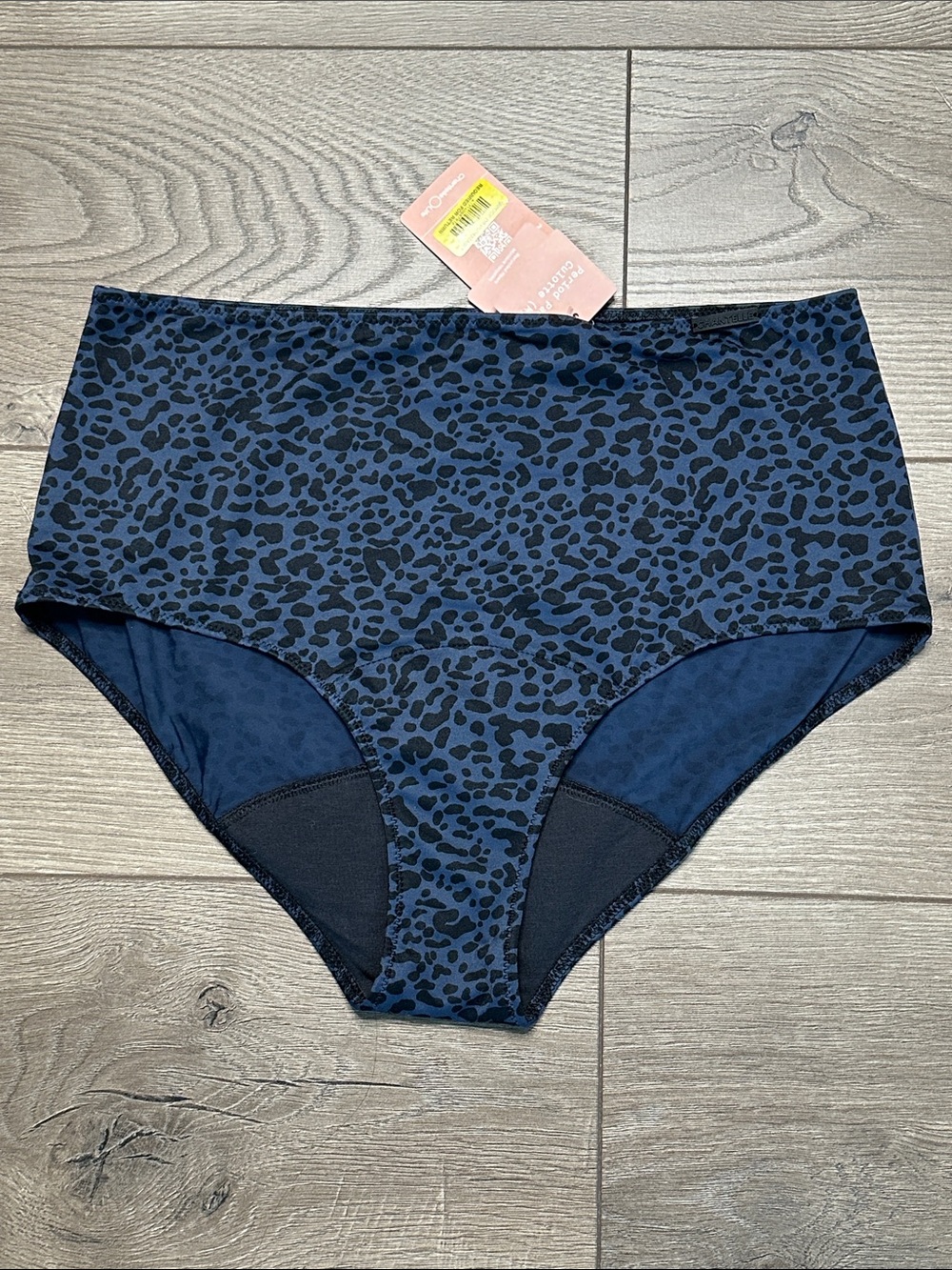 Chantelle Chantelle Life Essential Leakproof Period Panty Blue Leopard Large